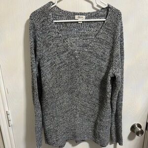 Style & Co Women’s Knit V-Neck Long Sleeve Soft Sweater Plus Size 0X Lightweight